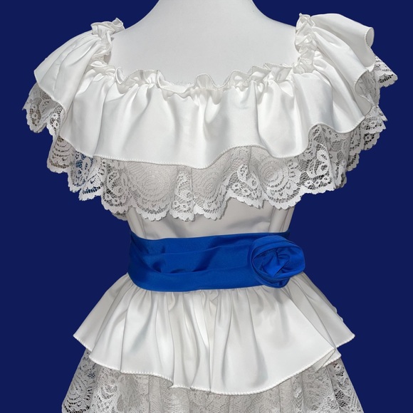 ILGWU Vintage Tiered Wedding Dress – Beautiful! - Picture 6 of 9